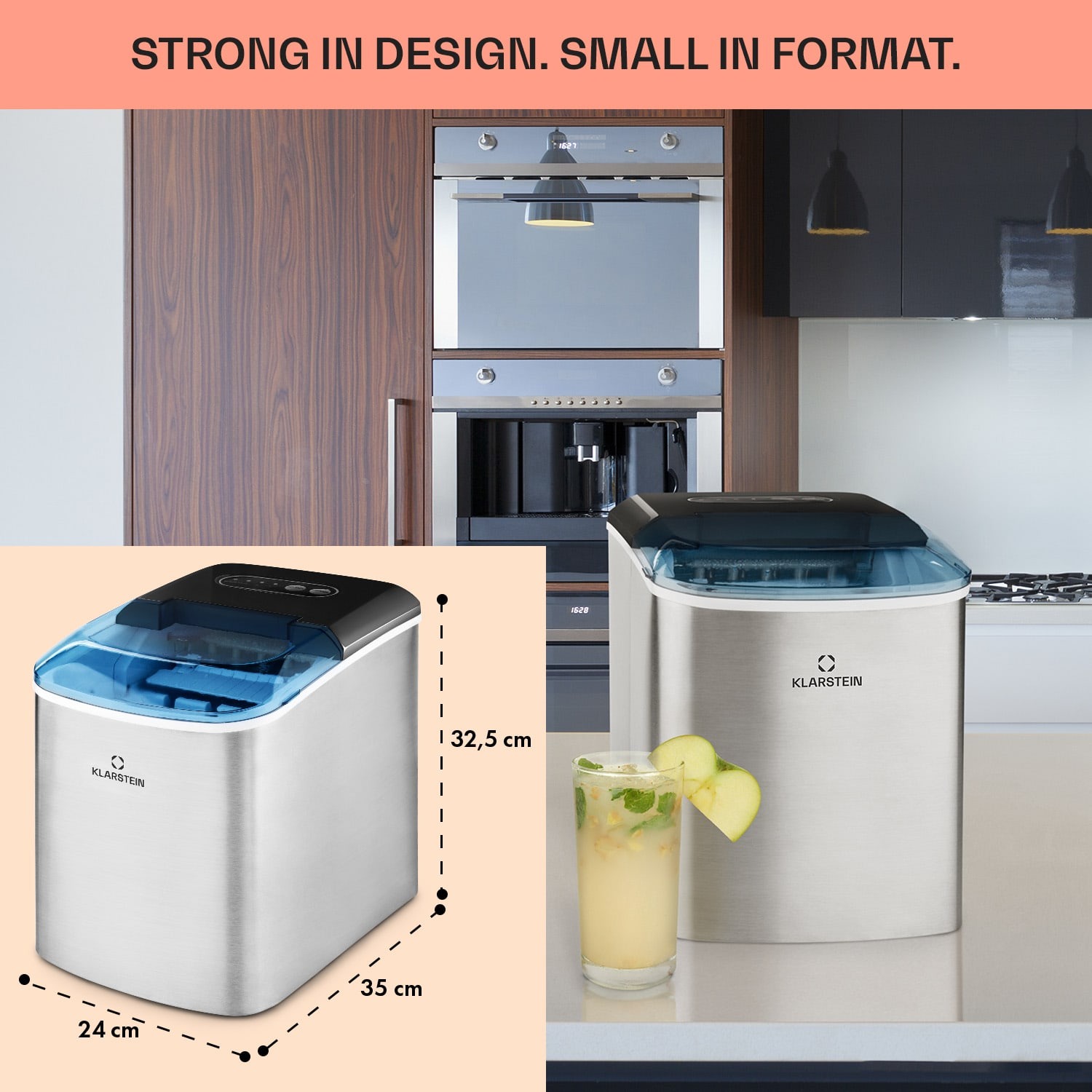 Klarstein On-The-Rocks ledomat 01